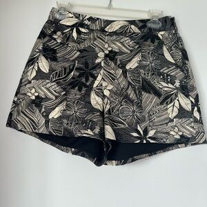 Leith black and gold shorts